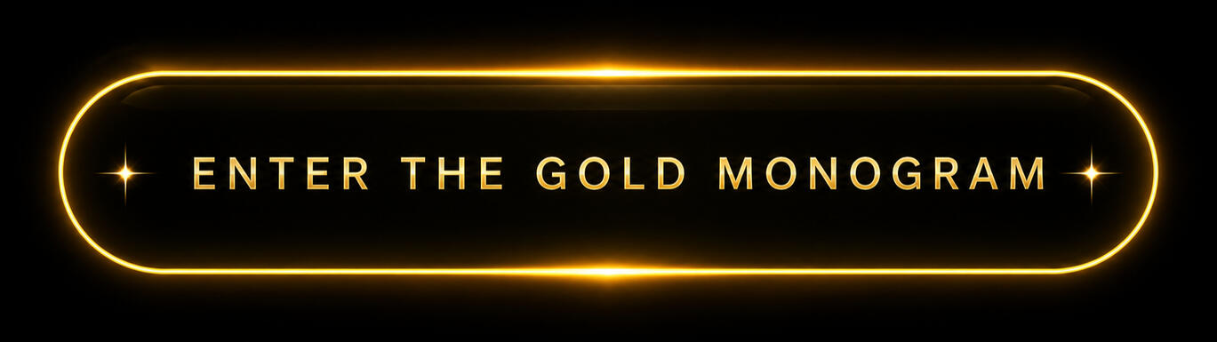 PEAFDOVE® GOLD MONOGRAM — Billionaire Signature Shirt The Gold Monogram is waiting. Enter the signal. Shop the shirt.